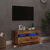vidaXL TV ormarić LED boja staro drvo 80x35x40 cm konstruirano drvo | shoptok.hr