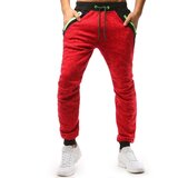 DStreet Spodnie męskie dresowe czerwone | Shoptok.si