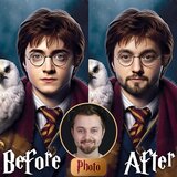 Slika sa fotografije hari poter - heroj hogvortsa (portreti)