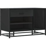 vidaXL Klop za čevlje črna 80x40x53,5 cm inženirski les in kovina | Shoptok.si