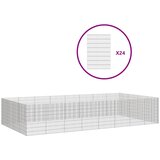  Ograda za životinje s 24 ploča 54 x 80 cm od pocinčanog željeza | shoptok.hr