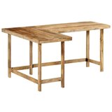 vidaXL Pisalna miza 165x110x75 cm trden mangov les | Shoptok.si