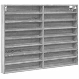  Vitrina boja sivog hrasta sonome 100x8,5x75 cm drvena | shoptok.hr