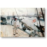  Slika na platnu PORT OF COPENHAGEN - Albert Edelfelt | Shoptok.si