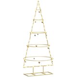  Metalna božićna jelka Zlatno 125 cm Čelik s praškastim premazom | shoptok.hr