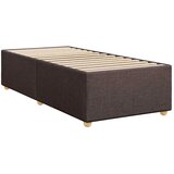  Boxspring krevet s madracem Tamno smeđa 100 x 200 cm Tkanina - Tamno smeđa 100 x 200 cm Dizajn linija | shoptok.hr