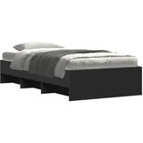  Okvir za krevet crni 90x200 cm konstruirano drvo | shoptok.hr