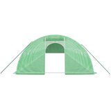  Staklenik s čeličnim okvirom zeleni 72 m² 18 x 4 x 2 m | shoptok.hr