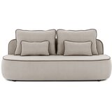 Ropez Smeđa/smeđe-siva baršunasti sklopiva/s prostorom za odlaganje sofa 210 cm Saga – | shoptok.hr