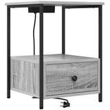  Noćni ormar 2 pcs Siva Sonoma 42 x 41 x 56 cm Konstruirano drvo | Eponuda.com