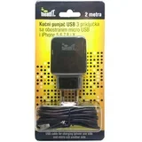 punjač kućni za smartphone i iPhone, 3 x USB