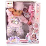Lean Toys Otroška punčka Duda z zvokom – Roza pižama, samorog | Shoptok.si