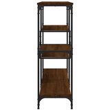  Konzolni stol boja smeđeg hrasta 103x32x95 cm konstruirano drvo | shoptok.hr