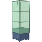  Povišena gredica s pokrovom za staklenik 40 x 40 x 139 cm | shoptok.hr