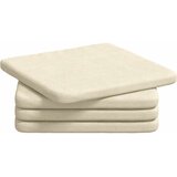  Jastučići za sjedenje 4 pcs Krema 40 x 40 x 3 cm | Eponuda.ba