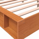  Okvir kreveta bez madraca voštano smeđi 200x200 cm od borovine | shoptok.hr