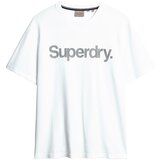 Superdry Majica siva / bela Cene