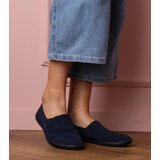 Gemre Navy blue women's slip-on sneakers Lenis | Shoptok.si