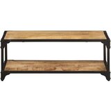 Maison Chic Klubska mizica - kavna mizica - Nizka mizica 90x45x35 cm trden robusten mangov les, (21755316) | Shoptok.si