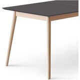 Hammel Furniture Raztegljiva jedilna miza z dodatno ploščo in s črno mizno ploščo 90x165 cm Meza – | Shoptok.si