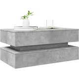  Stolić za kavu s LED svjetlima siva boja betona 90 x 50 x 40 cm | shoptok.hr