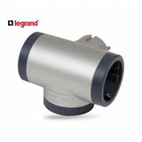 Legrand 694523 adapter bocno 3X2P+E (alu/t.siva) | ePonuda.com