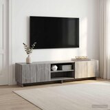  TV stalak 180 x 34,5 x 40 cm Siva Sonoma Konstruirano drvo Cijene