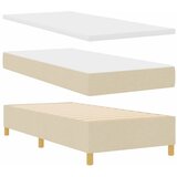  s opruga kutije s LED trakama Krema 100 x 200 cm tkanina | shoptok.hr