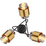 Globo 15560-3D - Plafonski luster MILLEY 3xE27/40W/230V crna/mesing | Eponuda.com