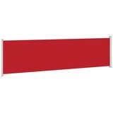  Uvlačiva bočna tenda za terasu 600 x 160 cm crvena | shoptok.hr
