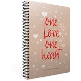 Love BOOK SPIRALNA BILJEŽNICA A4 KOCKE | shoptok.hr