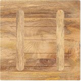 Stolna ploča 60 x 60 x 2,5 cm četvrtasta od masivnog drva manga | shoptok.hr