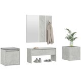  Set namještaja za hodnik siva boja betona konstruirano drvo | Eponuda.com