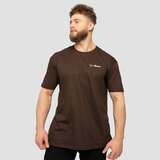 GymBeam men‘s Basic T-Shirt Chocolate Brown 90244