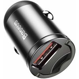 Baseus Tiny Star Mini avtopolnilec za hitro polnjenje USB 30 W siv | Shoptok.si