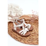 Kesi Children's sandals with velcro fastening, white Marimona | Shoptok.si