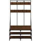  Za odjeću i cipele smeđa boja hrasta 100x40x184 cm | shoptok.hr
