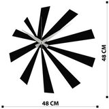 WALLXPERT Zidni sat Enzoclock - S024, 48x48 cm | Eponuda.ba