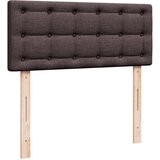  Krevet s oprugama i madracem tamnosmeđi 120 x 200 cm od tkanine | shoptok.hr