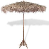 Senčnik iz bambusa s streho iz listov bananovca 210 cm, (20610731) | Shoptok.si