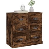  Komoda boja dimljenog hrasta 70x35,5x67,5 cm konstruirano drvo | shoptok.hr