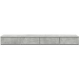  Nočne omarice Betonsko siva Inženirski les 160 x 36.5 x 16.5 cm, (22008127) | Shoptok.si