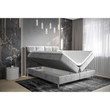 Esposa POSTELJA Z VZMETNICO 160 cm x 200 cm , tekstil svetlo siva | Shoptok.si