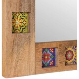  Zrcalo za kupaonicu Prirodna 50 x 70 x 3 cm Čvrsto drvo manga | Eponuda.com