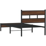  Okvir kreveta bez madraca smeđa boja hrasta 90x190 cm drveni | Eponuda.com