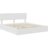  Krevet s od storage Bijelo 180 x 200 cm Konstruirano drvo | shoptok.hr