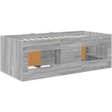  Loft krevet s ormarom 3 kom. Siva Sonoma Konstruirano drvo | shoptok.hr