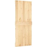  Drsna vrata s kompletom vodil 85x210 cm trdna borovina, (20804600) | Shoptok.si