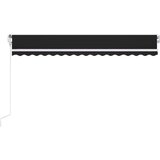  Avtomatska tenda LED + senzor 450x300 cm antracitna, (20728747) | Shoptok.si