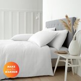 Catherine Lansfield Bijela flanelska posteljina za bračni krevet/za produženi krevet 230x220 cm Brushed – | shoptok.hr